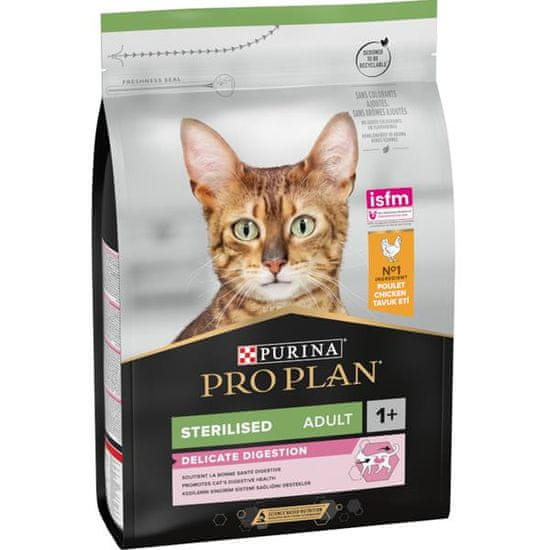 Purina Pre Plan Cat Adult Sterilised Delicate Digestion kura 3 kg