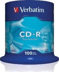 VERBATIM CD-R80 700MB/ 52x/ Extra Protection/ 100pack/ spindle