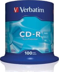 VERBATIM CD-R80 700MB/ 52x/ Extra Protection/ 100pack/ spindle