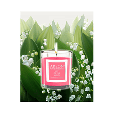 Areon Vonná sviečka, vôňa Lily Of The Valley, 120g