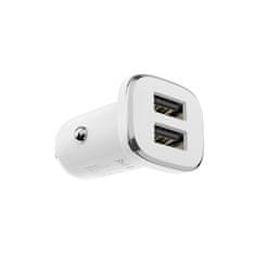 Borofone autonabíjačka - 2x USB 2,4A - Biela KP27932