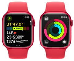 Apple Watch Series 9, 45 mm, (PRODUCT)RED, (PRODUCT)RED Sport Band - S/M (MRXJ3QC/A)