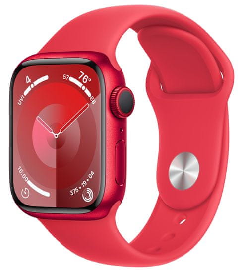 Apple Watch Series 9, 45 mm, (PRODUCT)RED, (PRODUCT)RED Sport Band - M/L (MRXK3QC/A)