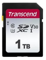 Transcend 1TB SDXC 300S (Class 10) UHS-I U3 V30 pamäťová karta, 100 MB/s R, 85 MB/s W