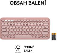 Logitech Pebble Keyboard 2 K380s, rosa (920-011853)