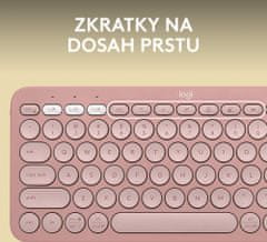 Logitech Pebble Keyboard 2 K380s, rosa (920-011853)