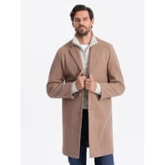 OMBRE Pánsky kabát V7 OM-COWC-0104 béžový MDN123380 XL
