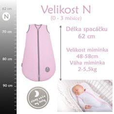 NATULINO Natulino spací vak pre bábätko jar/jeseň, N (0 – 3 mesiace)