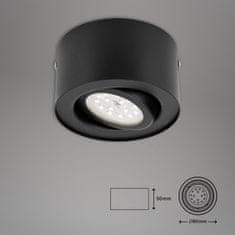 BRILONER BRILONER LED prisadené svietidlo, priemer. 9 cm, 5 W, čierna BRI 7121-015