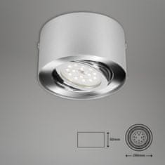 BRILONER BRILONER LED prisadené svietidlo, priemer. 9 cm, 5 W, strieborná BRI 7121-014