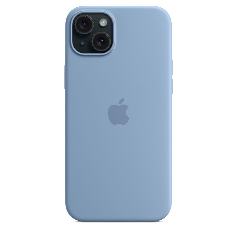 Apple iPhone 15 Plus Silicone Case with MagSafe - Winter Blue