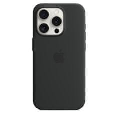 Apple iPhone 15 Pro Silicone Case with MagSafe - Black