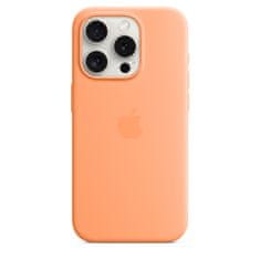 Apple iPhone 15 Pro Silicone Case with MagSafe - Orange Sorbet