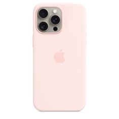 Apple iPhone 15 Pro Max Silicone Case with MagSafe - Light Pink - rozbalené