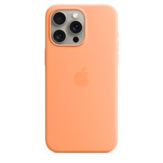 Apple iPhone 15 Pro Max Silicone Case with MagSafe - Orange Sorbet - rozbalené