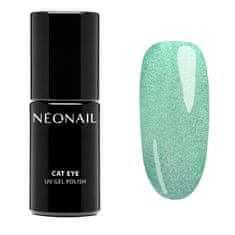 Neonail NeoNail gél lak Cat Eye Satin Turquoise 7,2 ml