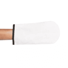 Neonail NeoNail rukavice Terry - biele s čiernym lemovaním