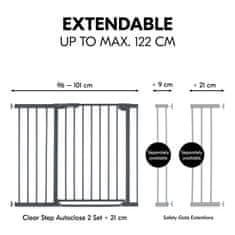 Hauck Clear Step Autoclose 2 Set + 21 cm - zánovné