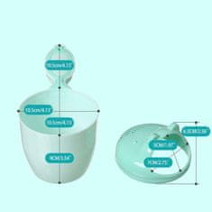 Northix Multifunkčný sprchovací pohár pre deti - hroch 
