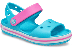 Crocs Crocband Sandals pre deti, 25-26 EU, C9, Sandále, Šlapky, Papuče, Digital Aqua, Modrá, 12856-4SL