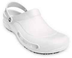 Crocs Work Bistro Clogs Unisex, 43-44 EU, M10W12, Dreváky, Šlapky, Papuče, White, Biela, 10075-100