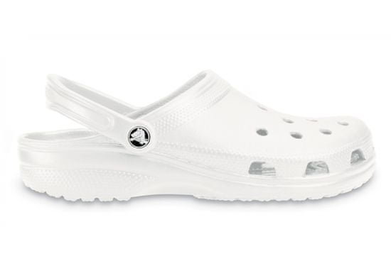 Crocs Classic Clogs Unisex, 43-44 EU, M10W12, Dreváky, Šlapky, Papuče, White, Biela, 10001-100