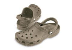 Crocs Classic Clogs Unisex, 38-39 EU, M6W8, Dreváky, Šlapky, Papuče, Khaki, Hnedá, 10001-260