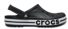 Crocs Bayaband Clogs pre mužov, 45-46 EU, M11, Dreváky, Šlapky, Papuče, Black/White, Čierna, 205089-066