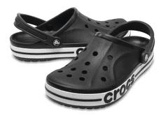 Crocs Bayaband Clogs Unisex, 43-44 EU, M10W12, Dreváky, Šlapky, Papuče, Black/White, Čierna, 205089-066