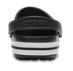 Crocs Bayaband Clogs Unisex, 38-39 EU, M6W8, Dreváky, Šlapky, Papuče, Black/White, Čierna, 205089-066