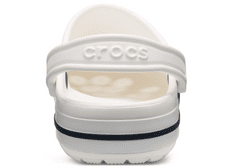 Crocs Bayaband Clogs Unisex, 39-40 EU, M7W9, Dreváky, Šlapky, Papuče, White/Navy, Biela, 205089-126