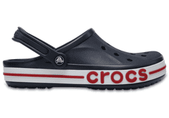 Crocs Bayaband Clogs Unisex, 38-39 EU, M6W8, Dreváky, Šlapky, Papuče, Navy/Pepper, Modrá, 205089-4CC