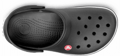 Crocs Crocband Clogs pre mužov, 45-46 EU, M11, Dreváky, Šlapky, Papuče, Black, Čierna, 11016-001