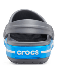 Crocs Crocband Clogs Unisex, 43-44 EU, M10W12, Dreváky, Šlapky, Papuče, Charcoal/Ocean, Sivá, 11016-07W