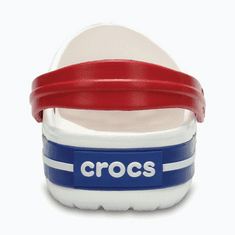 Crocs Crocband Clogs Unisex, 38-39 EU, M6W8, Dreváky, Šlapky, Papuče, White/Blue Jean, Biela, 11016-11I