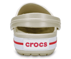 Crocs Crocband Clogs Unisex, 41-42 EU, M8W10, Dreváky, Šlapky, Papuče, Stucco/Melon, Béžová, 11016-1AS