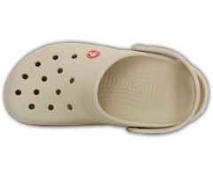 Crocs Crocband Clogs Unisex, 42-43 EU, M9W11, Dreváky, Šlapky, Papuče, Stucco/Melon, Béžová, 11016-1AS