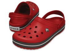 Crocs Crocband Clogs Unisex, 42-43 EU, M9W11, Dreváky, Šlapky, Papuče, Pepper, Červená, 11016-6EN