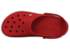 Crocs Crocband Clogs Unisex, 39-40 EU, M7W9, Dreváky, Šlapky, Papuče, Pepper, Červená, 11016-6EN