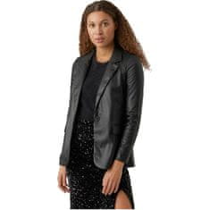 Vero Moda Dámsky blejzer VMOLYMPIA Loose Fit 10274448 Black (Veľkosť M)