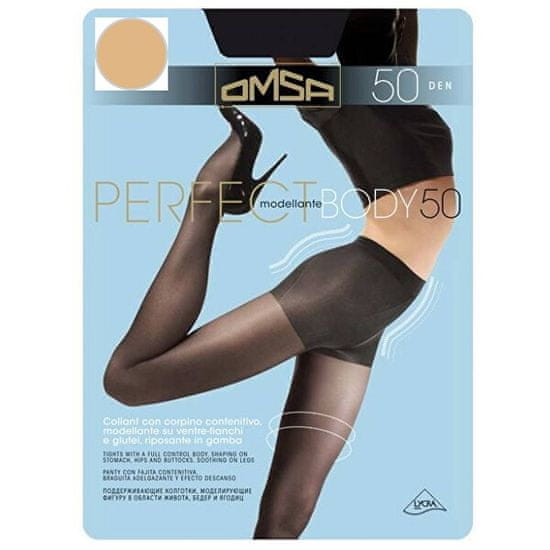 OMSA Dámske zoštíhľujúce pančuchové nohavice Perfect Body Capuccino 50 DEN 260OM PERFECT BODY 50.0483