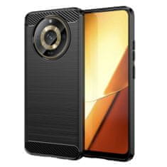 IZMAEL Carbon Shield TPU puzdro pre Realme 11 - Čierna KP27948