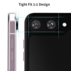 Techsuit ochranné sklo na kameru pre Samsung Galaxy Z Flip5 - Čierna KP27957