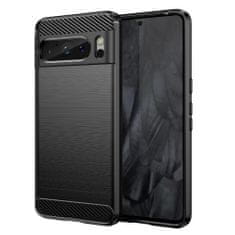 IZMAEL Carbon Shield TPU puzdro pre Google Pixel 8 Pro - Čierna KP27950