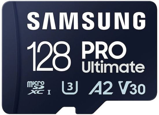 SAMSUNG PRO Ultimate UHS-I U3 (Class 10) SDXC 128GB + SD adaptér (MB-MY128SA/WW)