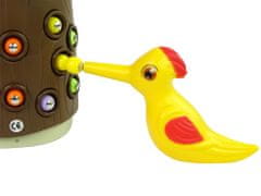 Lean-toys Magnetická ručná hra Chyť červíka Nakŕm vtáčika Nakŕm ďatľa