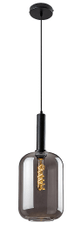 Rabalux Rabalux závesné svietidlo Lissandra E27 1x MAX 40W matná čierna 72101