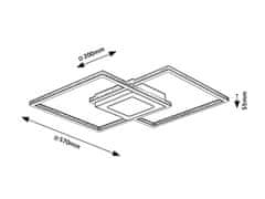 Rabalux Rabalux stropné svietidlo Casimir LED 40W 5269