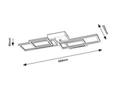 Rabalux Rabalux stropné svietidlo Quince LED 40W 3084