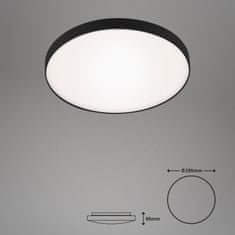 BRILONER BRILONER LED stropné svietidlo, priemer. 28,5 cm, 13 W, čierna-biela BRI 3351-015